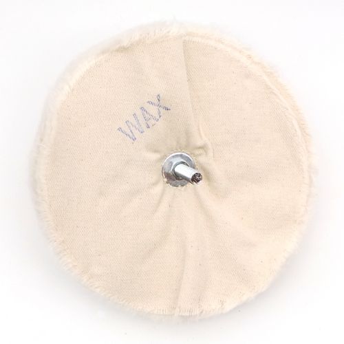 Beall 8 inch buffing wheel (with centre-hole hardware) for carnauba wax